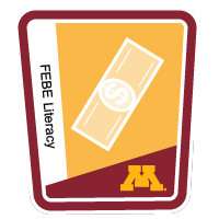 Financial, Business, Managerial, and Entrepreneurial Literacy (FEBE) badge